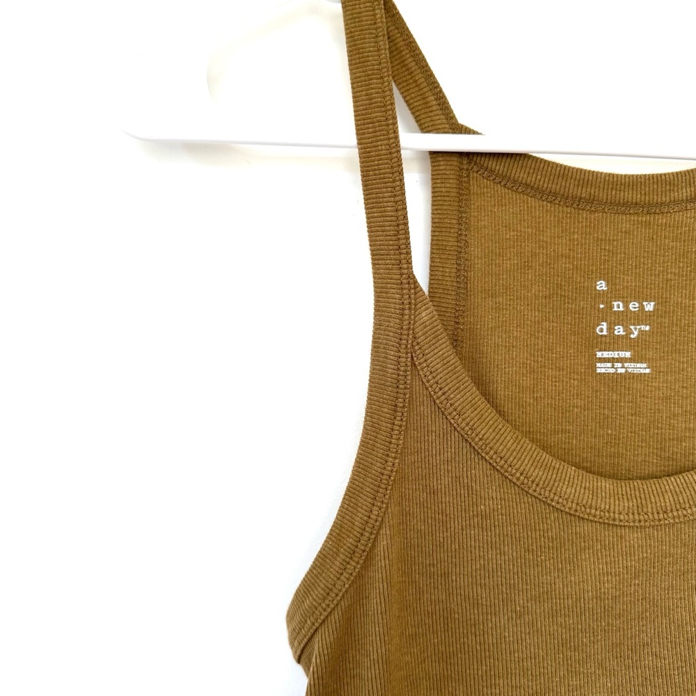 A New Day Brown Racerback Tank Top - Picture 3 of 8